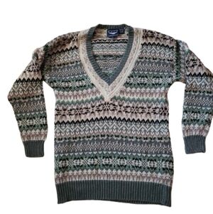 Vintage Best American Clothing Fair Isle Sweater